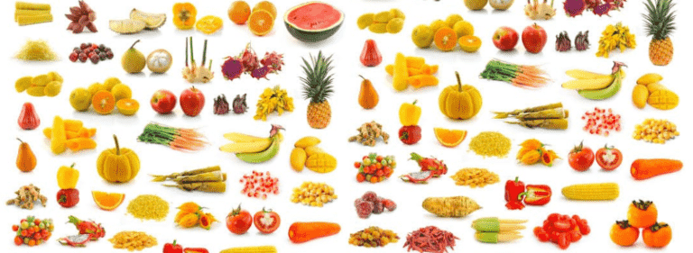 Colores alimentos caroteno El color de los alimentos